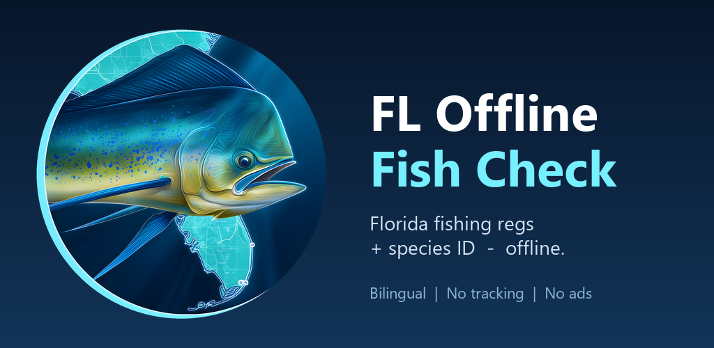 FL Offline Fish Check feature graphic